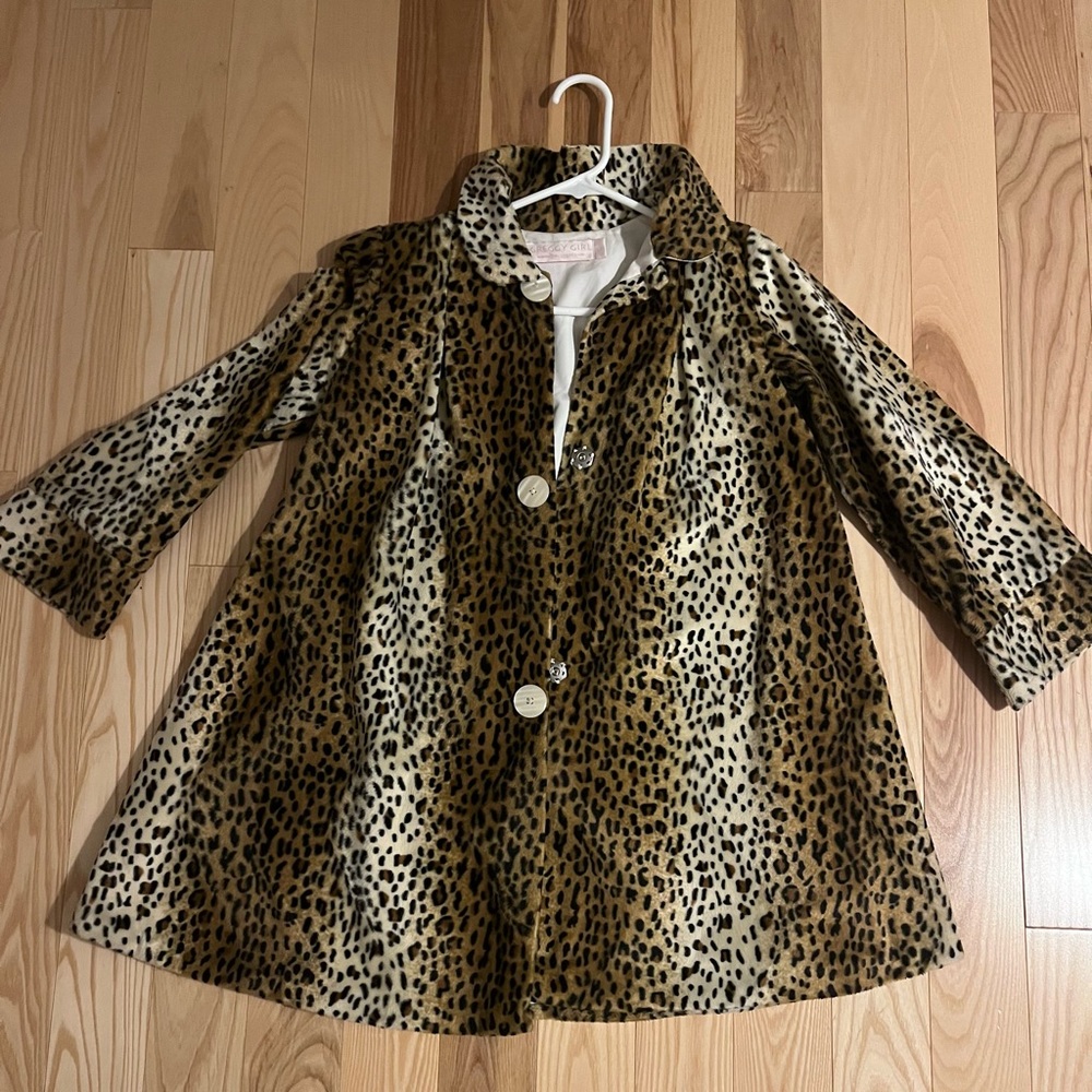 Greggy Girl Cheetah Print Muds Coat
